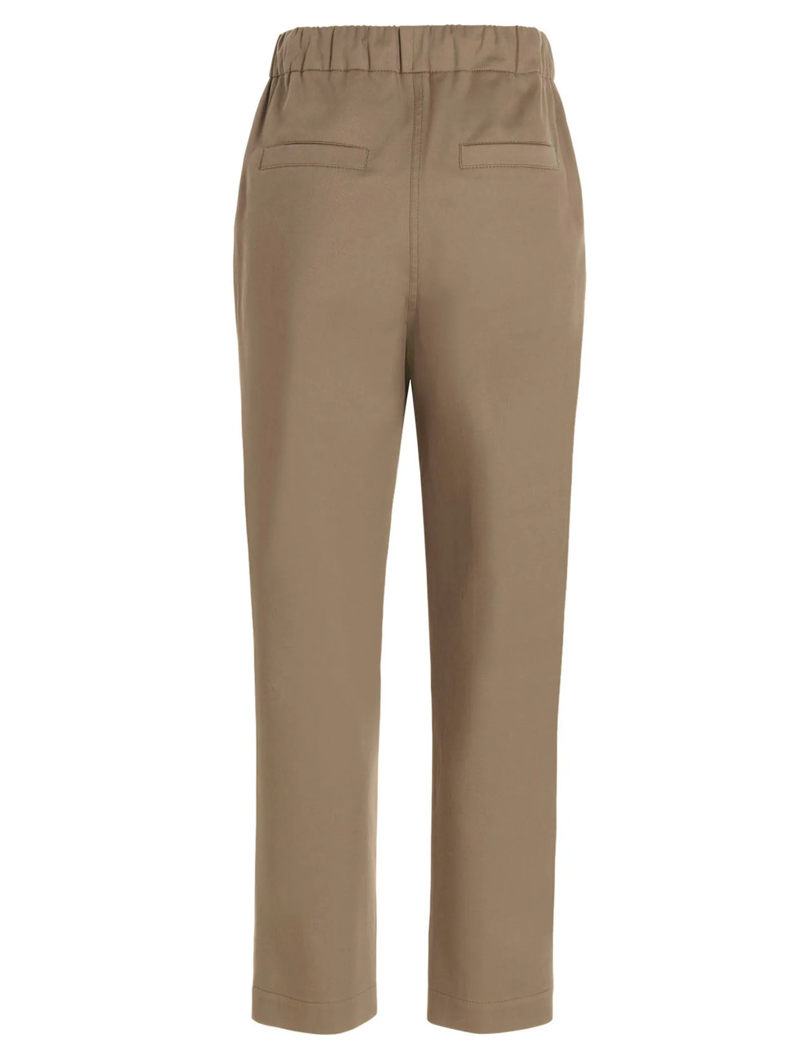 Brunello Cucinelli Drawstring Straight Leg Pants