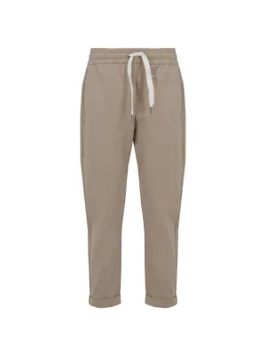 Brunello Cucinelli Drawstring Tapered Pants