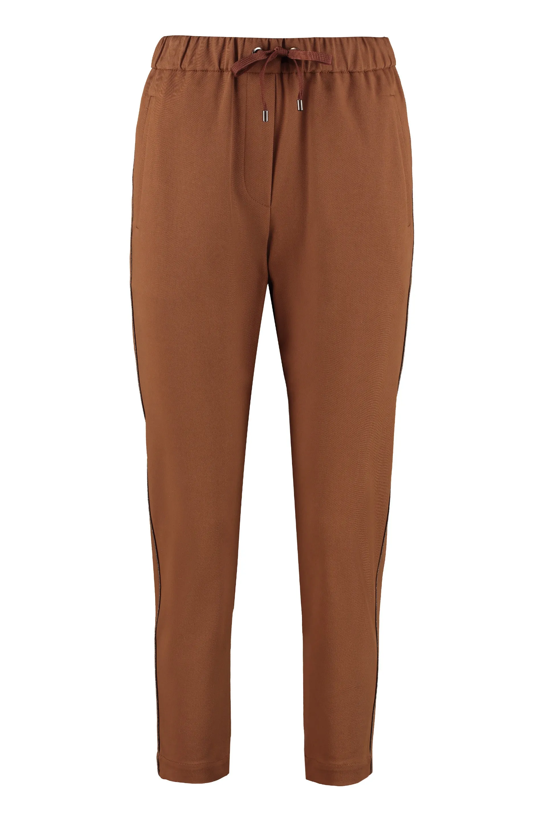 Brunello Cucinelli High-Waisted Tapered Pants