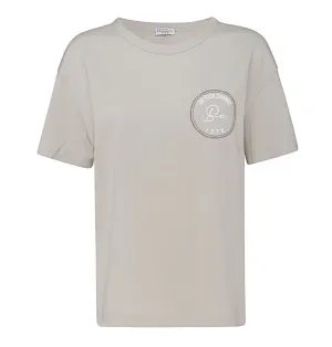 Brunello Cucinelli Logo Printed Crewneck T-Shirt