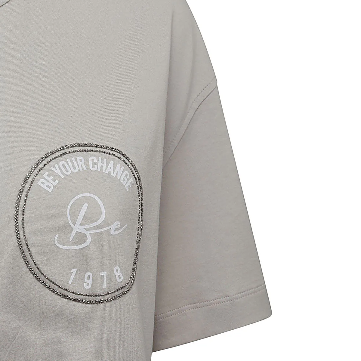 Brunello Cucinelli Logo Printed Crewneck T-Shirt