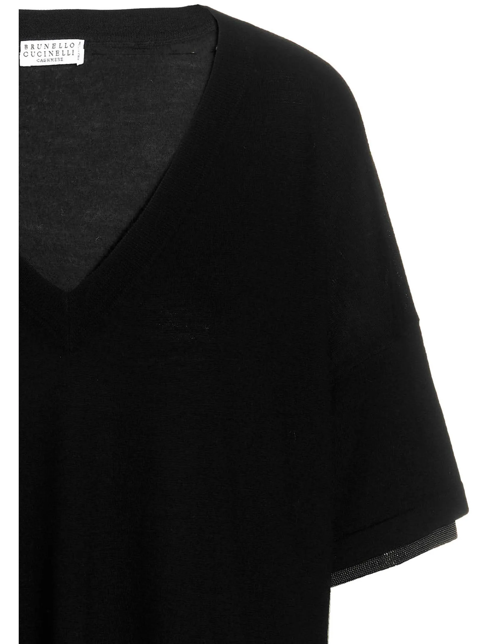 Brunello Cucinelli V-Neck Short-Sleeved T-Shirt