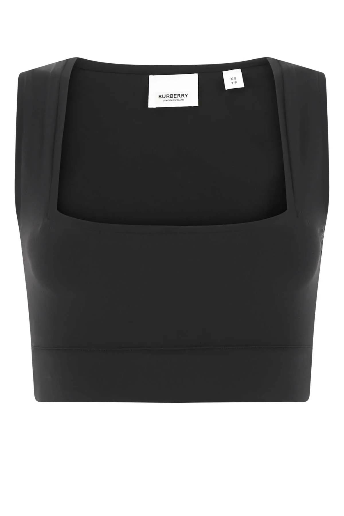 Burberry Square Neck Cropped Tank Top