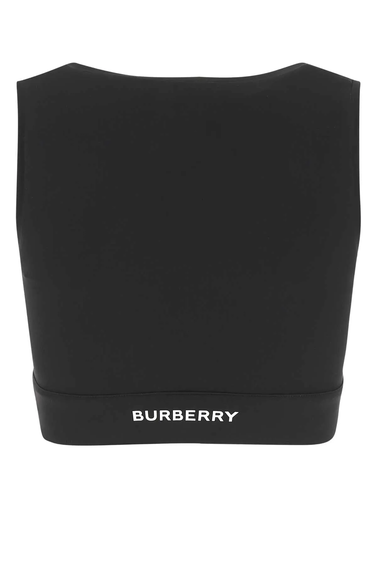 Burberry Square Neck Cropped Tank Top