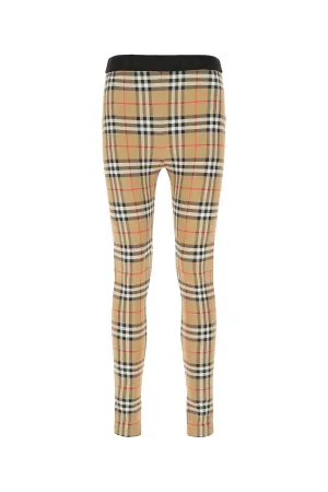 Burberry Vintage Check Skinny Cut Leggings
