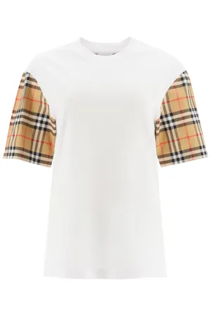 Burberry Vintage Check Sleeve Oversized T-Shirt