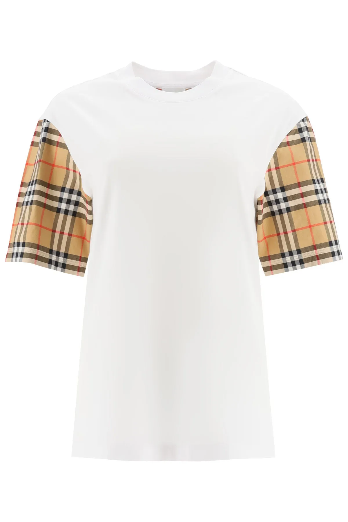 Burberry Vintage Check Sleeve Oversized T-Shirt