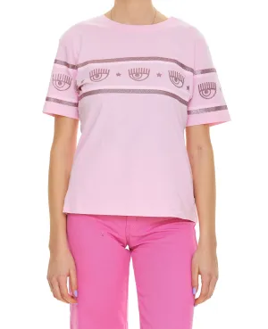 Chiara Ferragni Eyestar Printed Crewneck T-Shirt