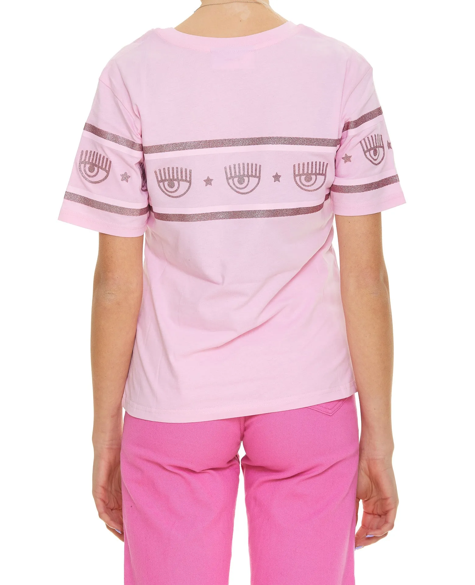 Chiara Ferragni Eyestar Printed Crewneck T-Shirt