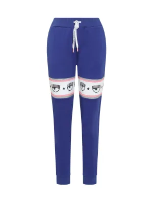 Chiara Ferragni Logo Tape Track Pants