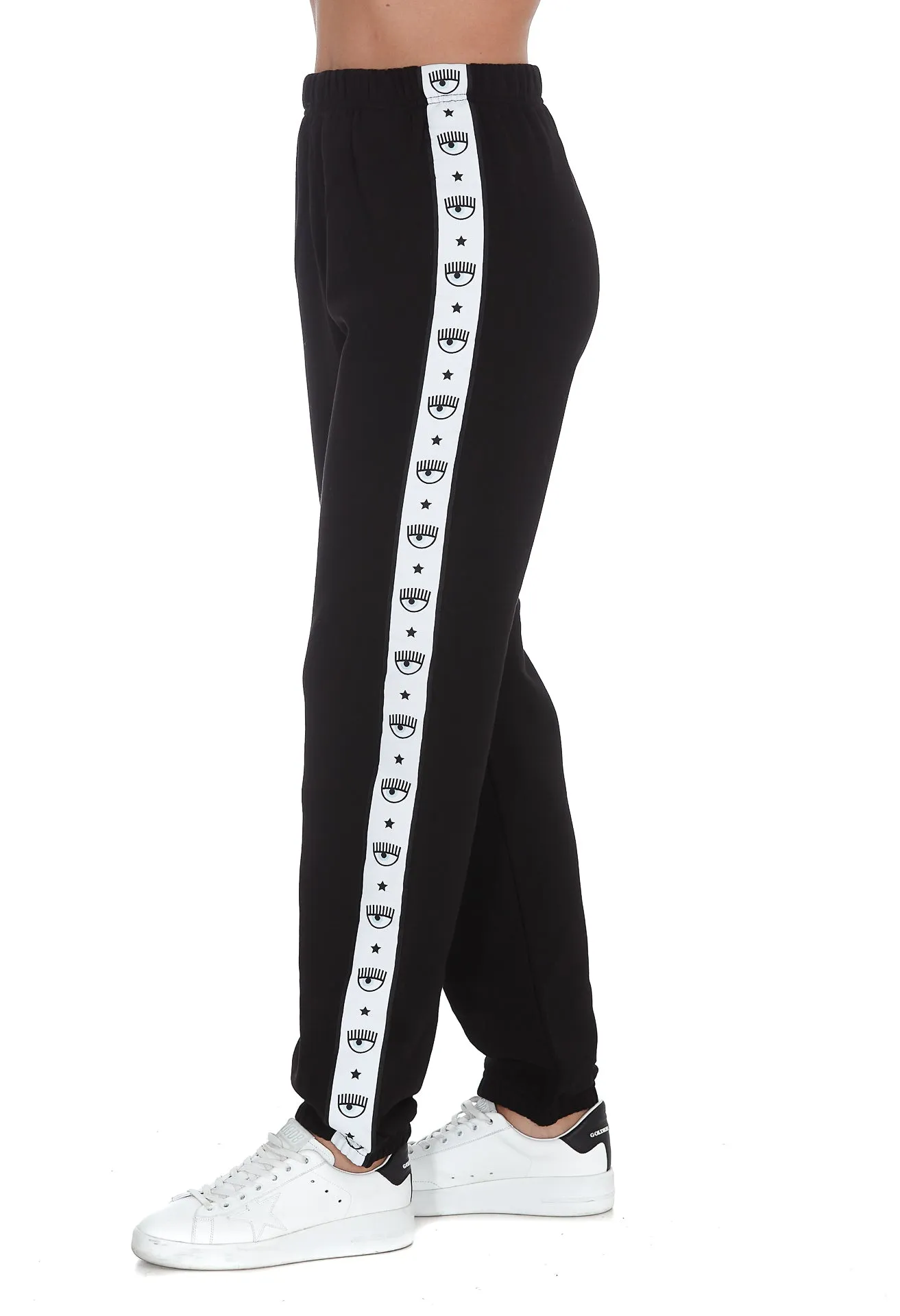 Chiara Ferragni Logomania Tape Track Pants