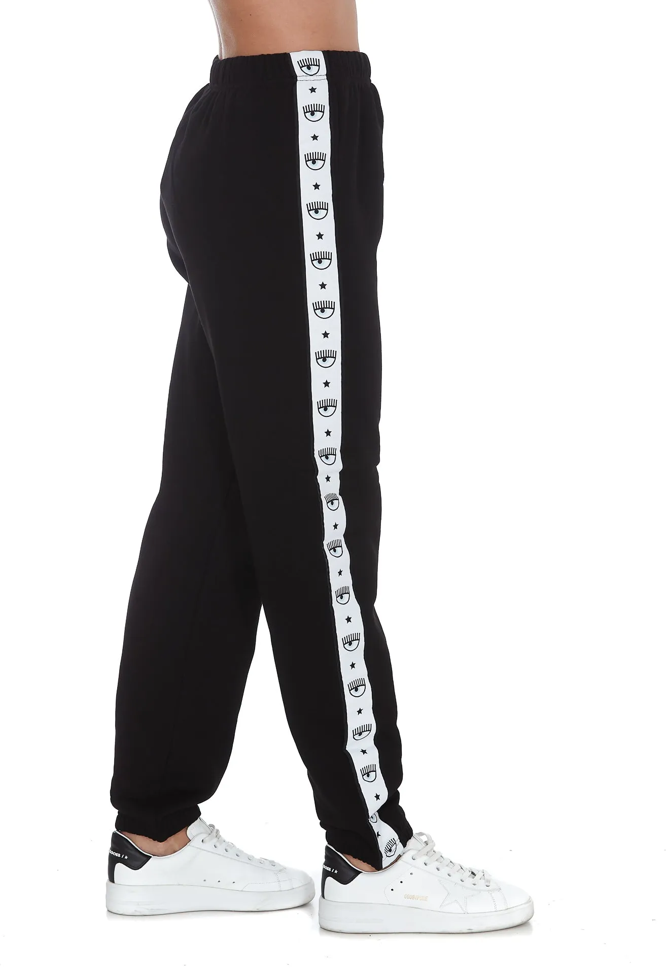 Chiara Ferragni Logomania Tape Track Pants