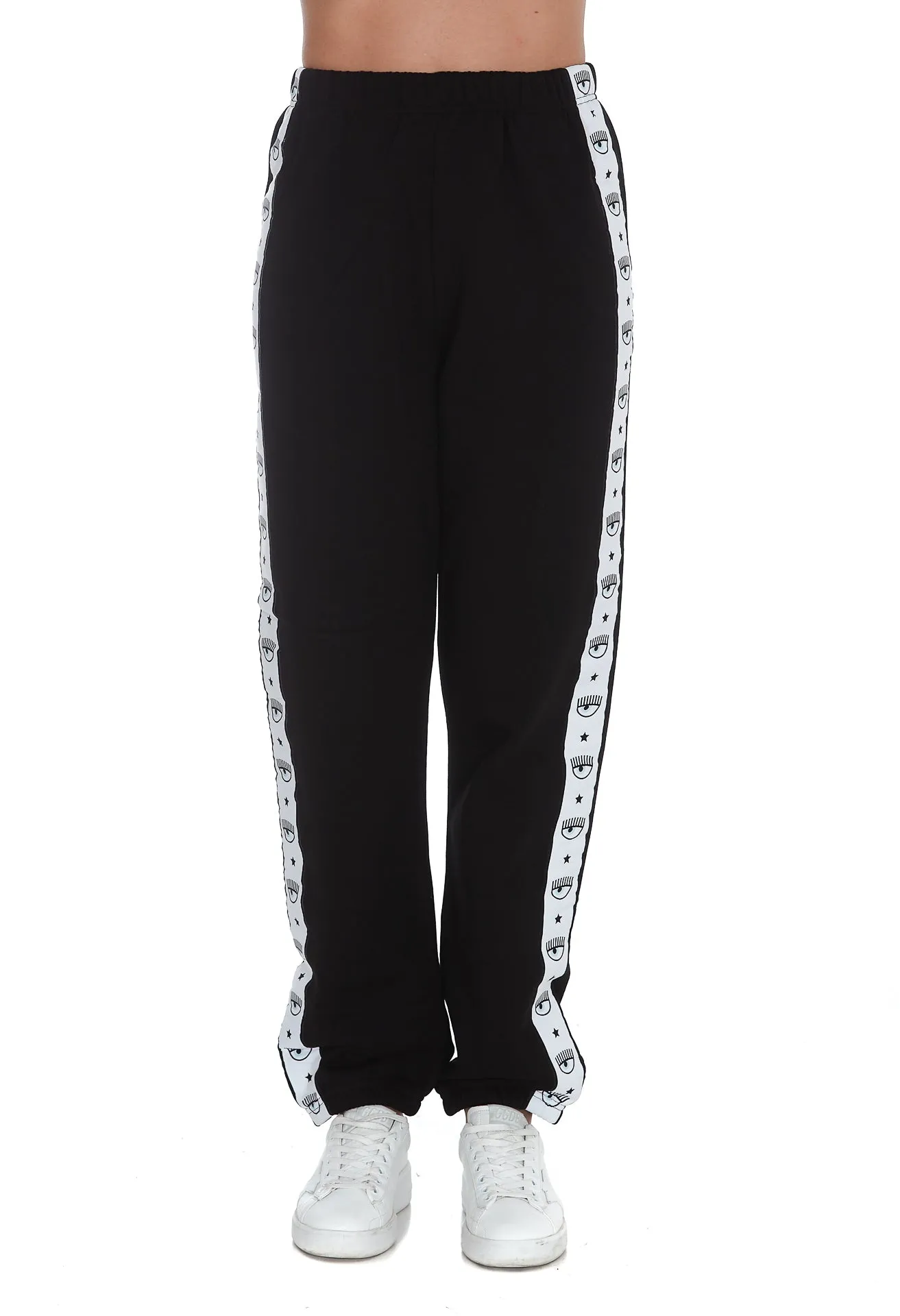 Chiara Ferragni Logomania Tape Track Pants