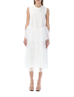 Comme Des Garons Noir Kei Ninomiya Sleeveless Tulle Dress