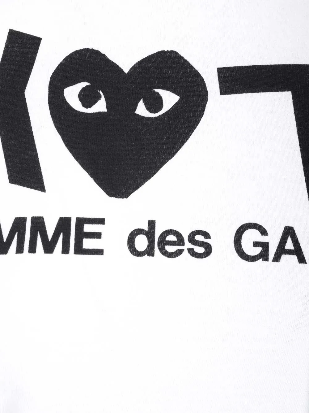 Comme des Garons Play Logo Printed T-Shirt