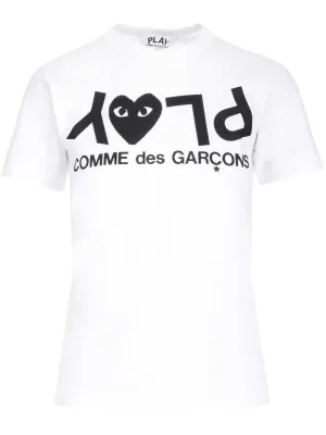 Comme des Garons Play Logo Printed T-Shirt