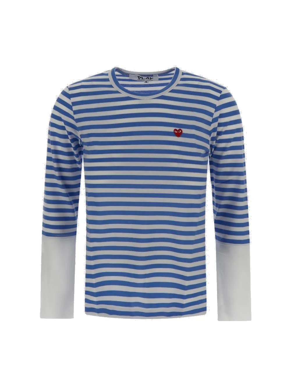 Comme des Garons Play Striped Crewneck T-Shirt