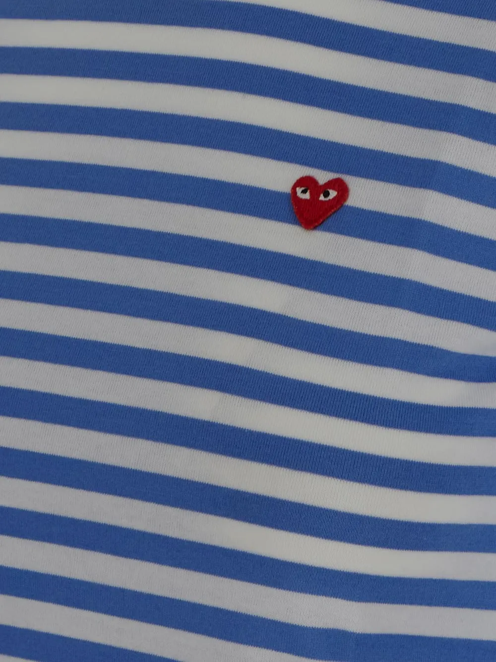 Comme des Garons Play Striped Crewneck T-Shirt