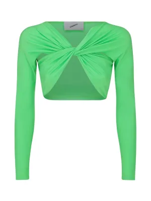 Coperni Long Sleeved Criss-Cross Top