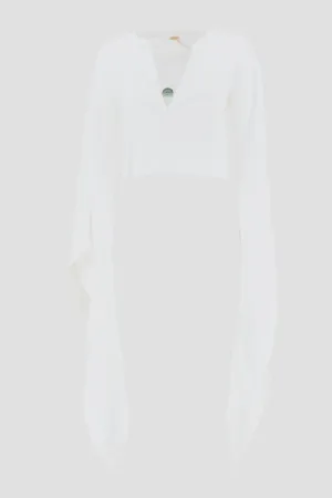 Cult Gaia Amy V-Neck Long Sleeved Top