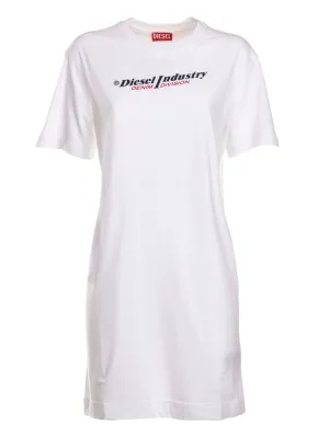 Diesel Logo-Printed Crewneck T-Shirt Dress
