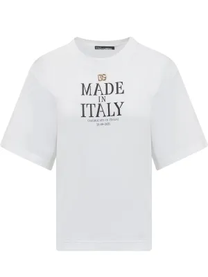 Dolce & Gabbana Made In Italy Printed T-Shirt