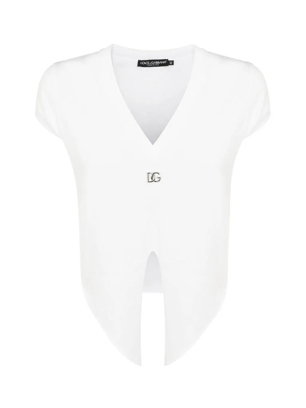Dolce & Gabbana V-Neck Knot T-Shirt