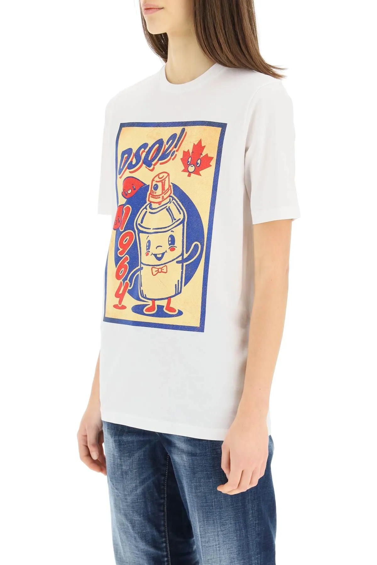 Dsquared2 1964 Graffiti Printed T-Shirt