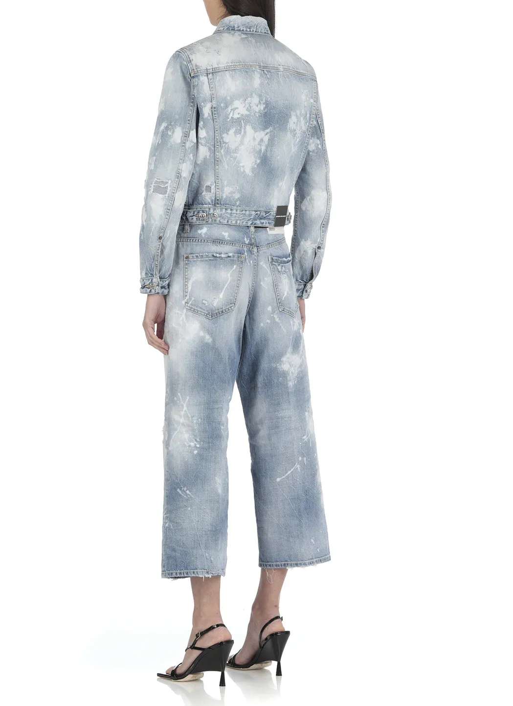 Dsquared2 Bleached Effect Denim Jacket