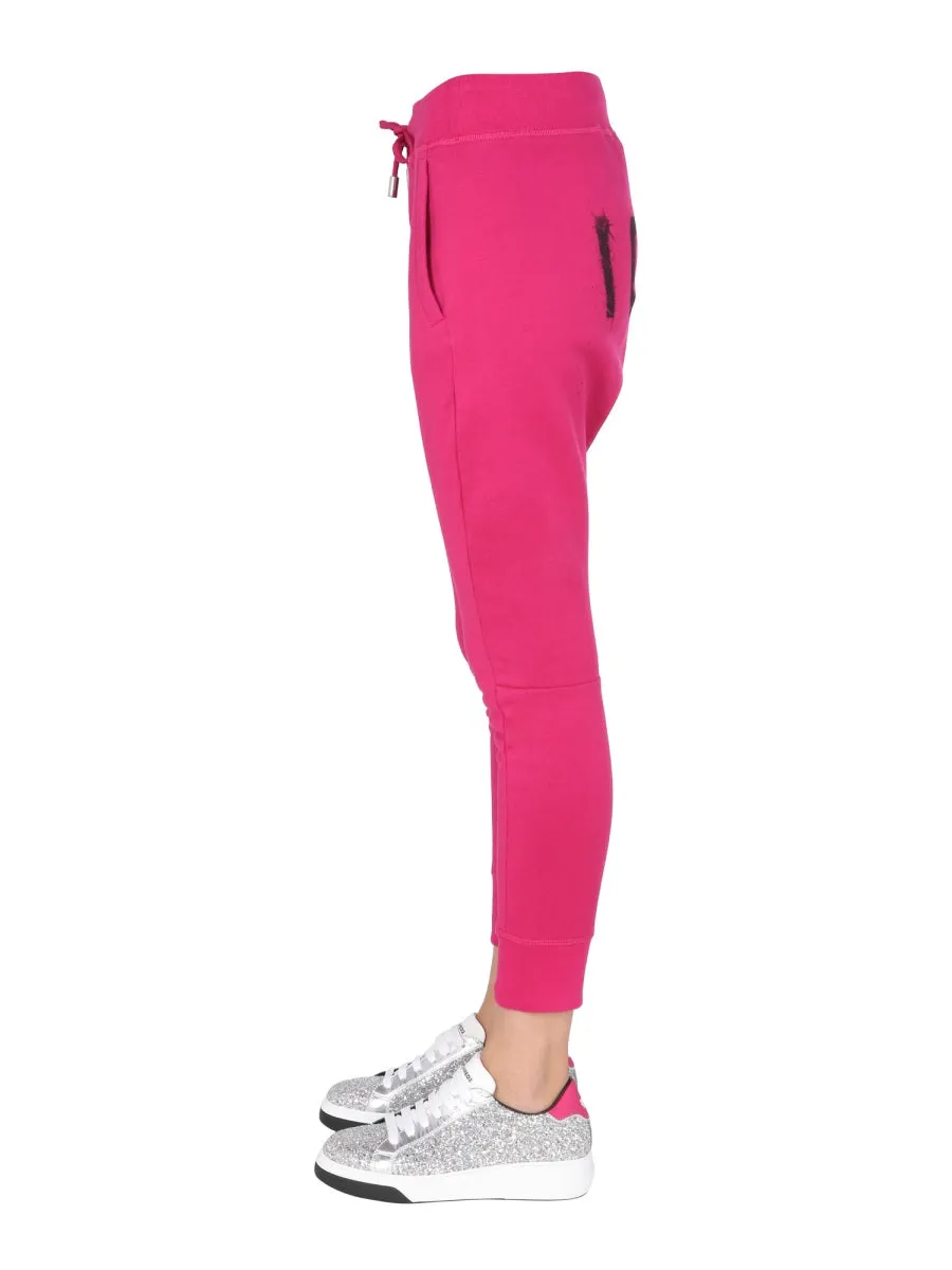Dsquared2 Icon Logo Printed Track Pants