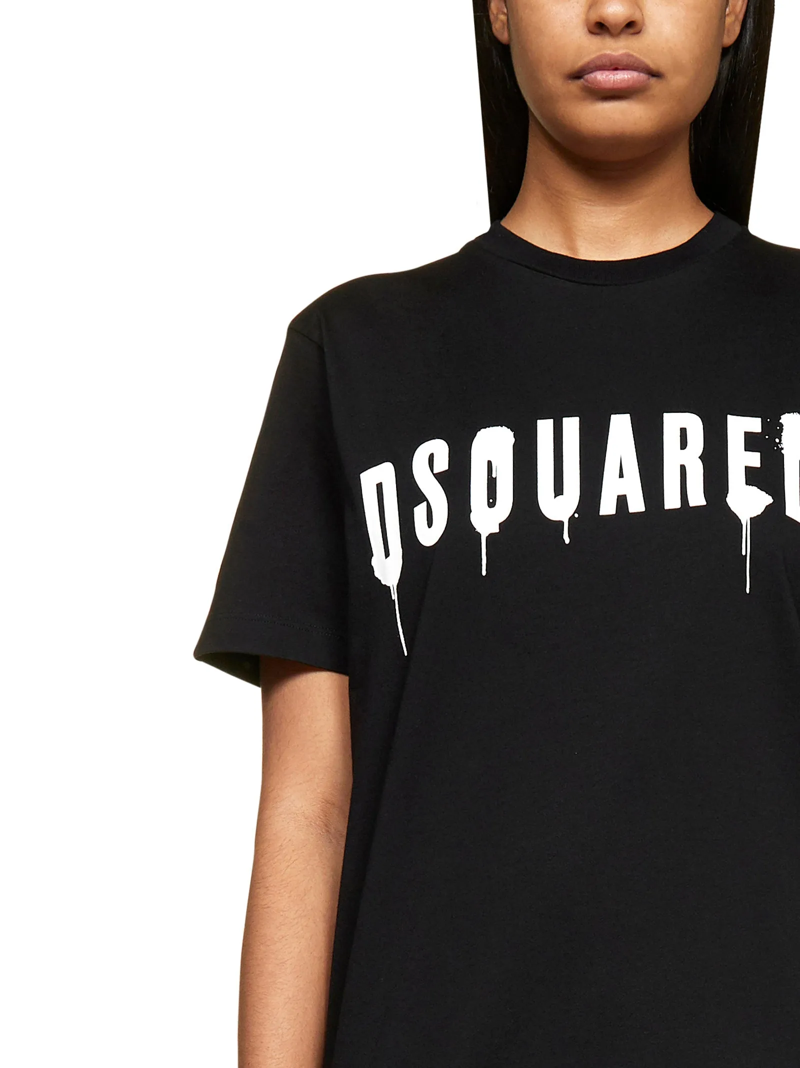 Dsquared2 Logo Spray Print T-Shirt