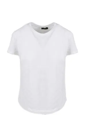 Elisabetta Franchi All-Over Logo Printed T-Shirt