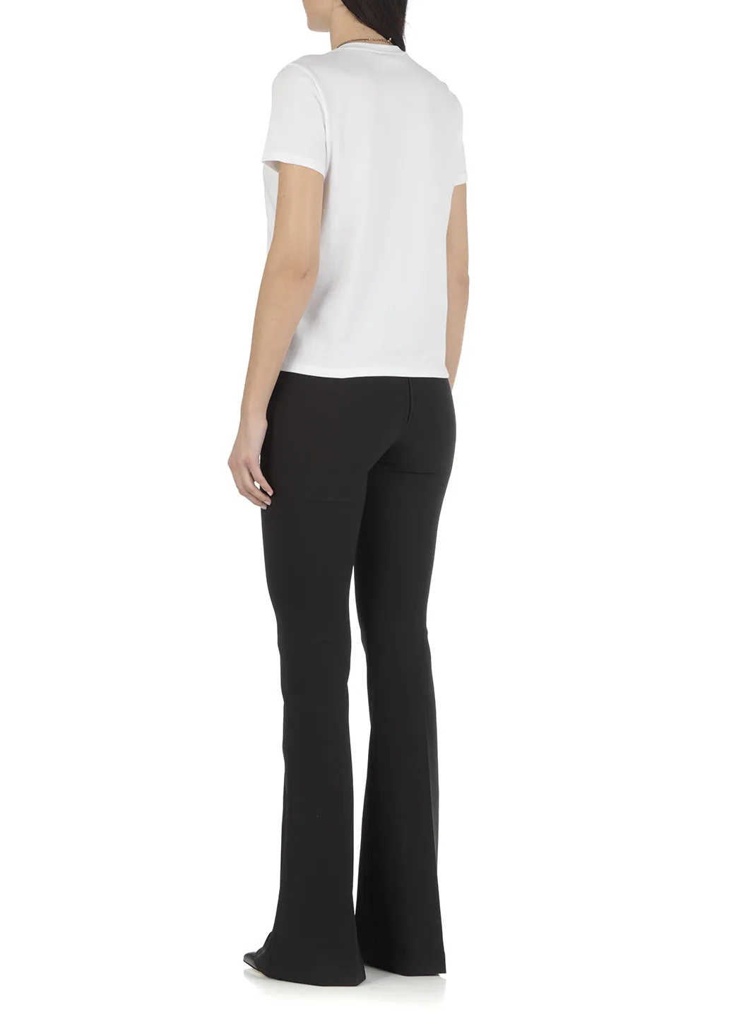 Elisabetta Franchi Chain Detailed Crewneck T-Shirt