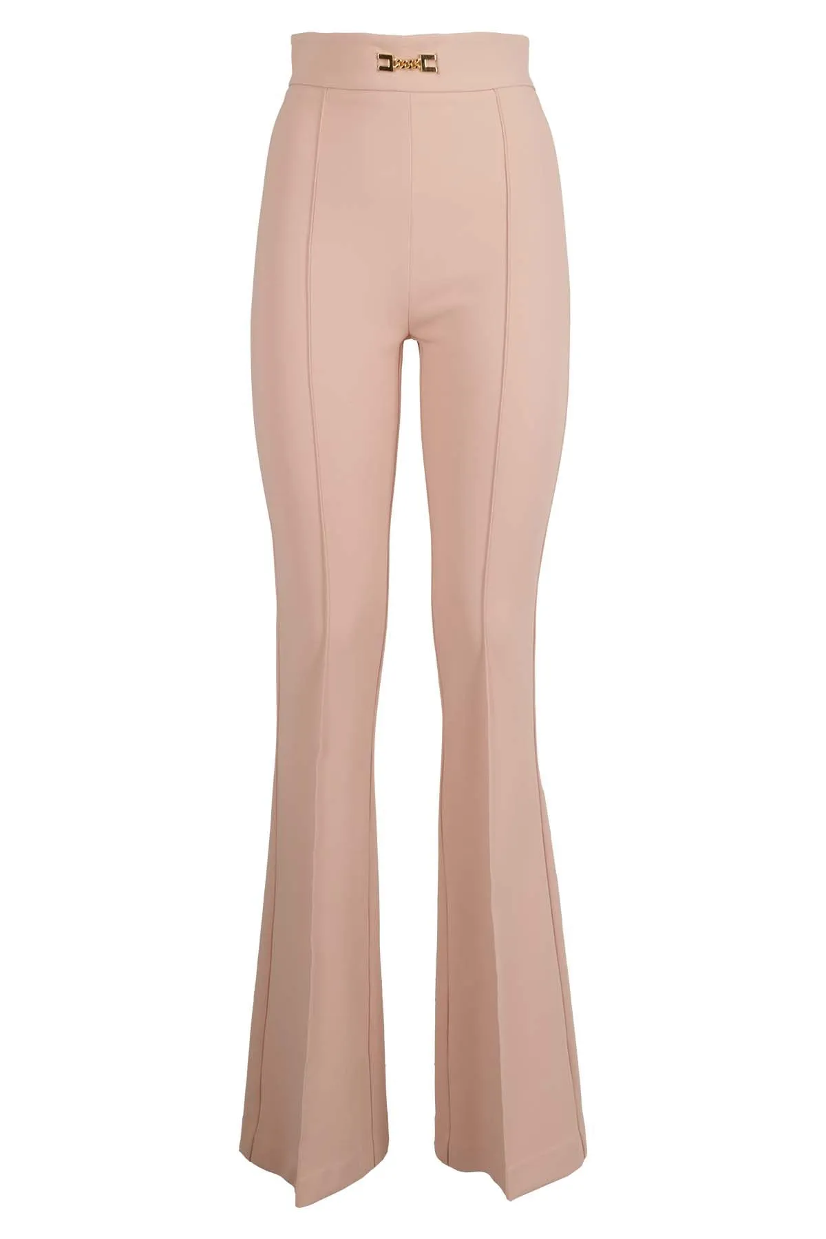 Elisabetta Franchi High-Waisted Boot Cut Pants