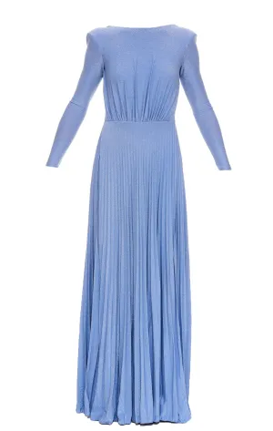 Elisabetta Franchi Padlock Charm Detail Draped Dress