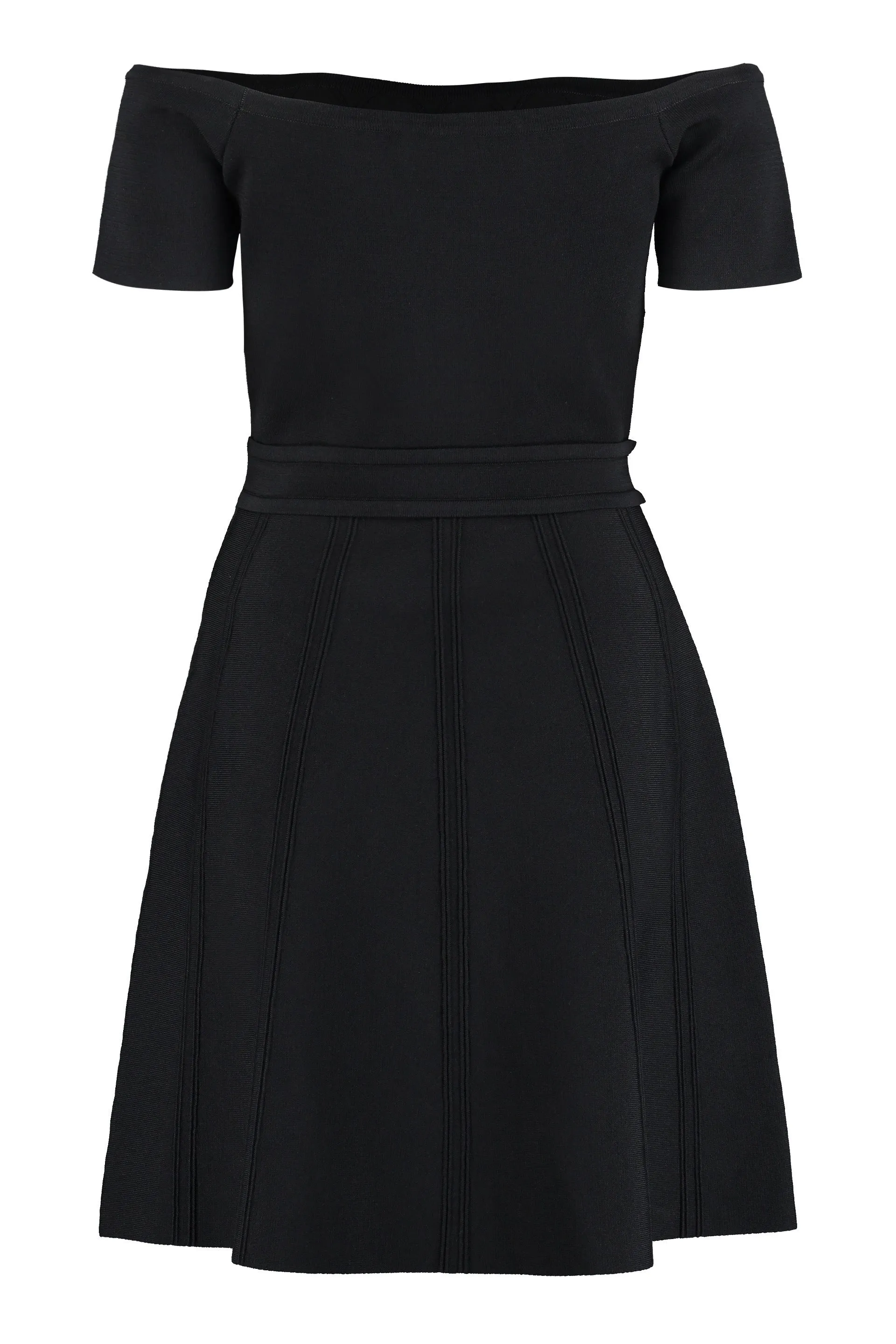 Elisabetta Franchi Stud-Detailed Drop Shoulder Dress