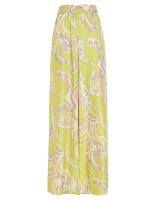 Emilio Pucci Farfalle Printed Wide-Leg Pants
