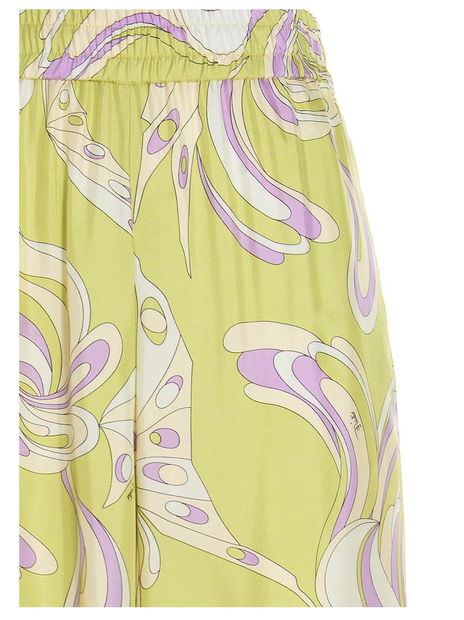 Emilio Pucci Farfalle Printed Wide-Leg Pants