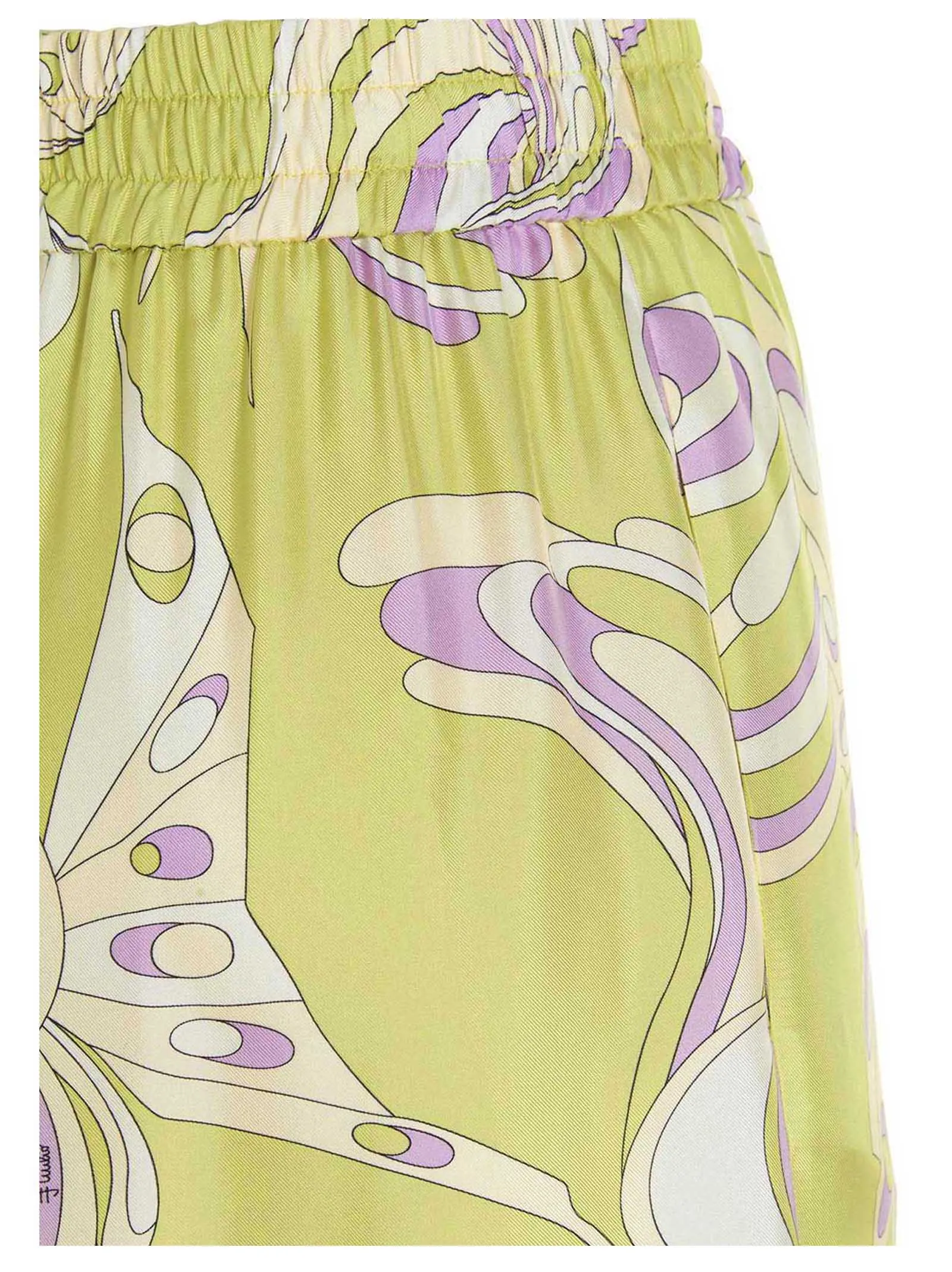 Emilio Pucci Farfalle Printed Wide-Leg Pants