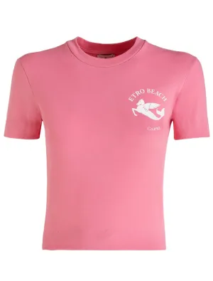 Etro Logo Printed Crewneck T-Shirt