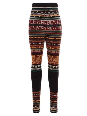 Etro Long Beach Geometric Stripe Printed Leggings