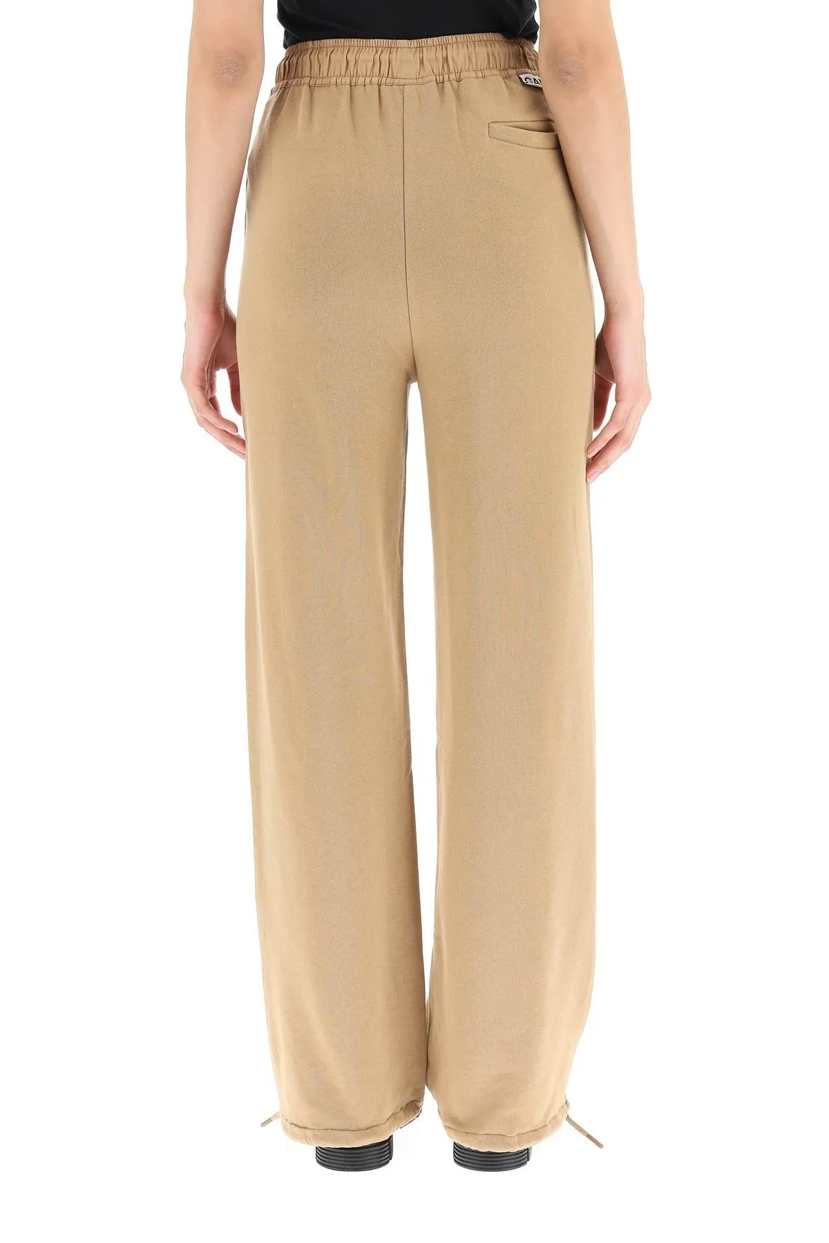 Ganni Logo Embroidered Drawstring Track Pants