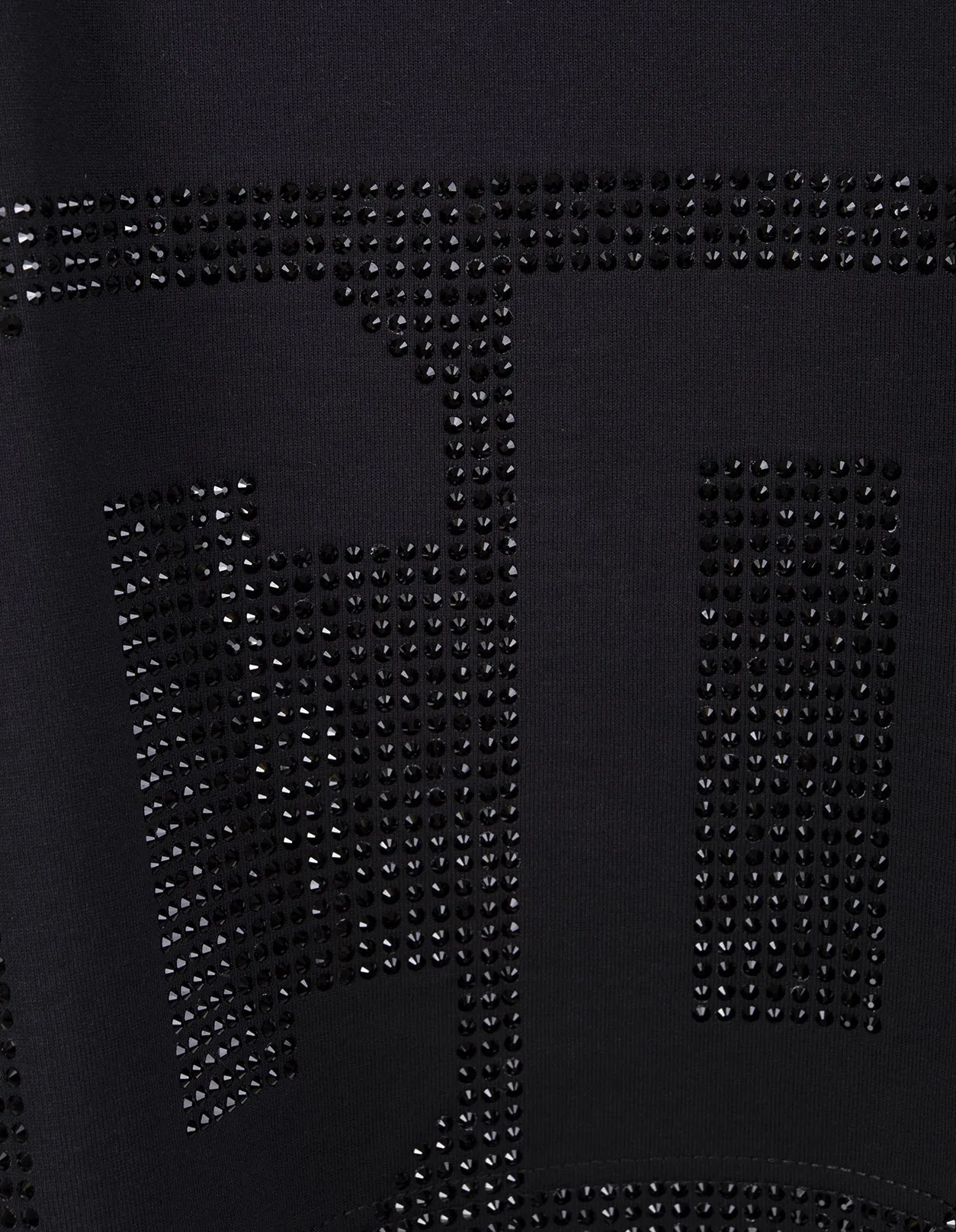 GCDS Logo Embellished Crewneck Cropped T-Shirt