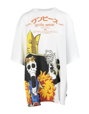 GCDS One Piece Graphic Printed Crewneck T-Shirt