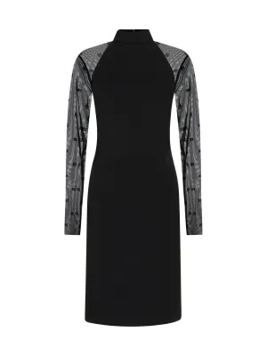 Givenchy Sheer Sleeve Mini Dress