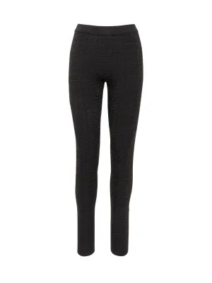 Givenchy Zipped Logo Motif Leggings