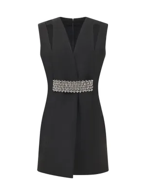 GivenchyCut-Out Embellished Mini Dress