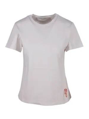 Golden Goose Deluxe Brand Logo Patch Crewneck T-Shirt