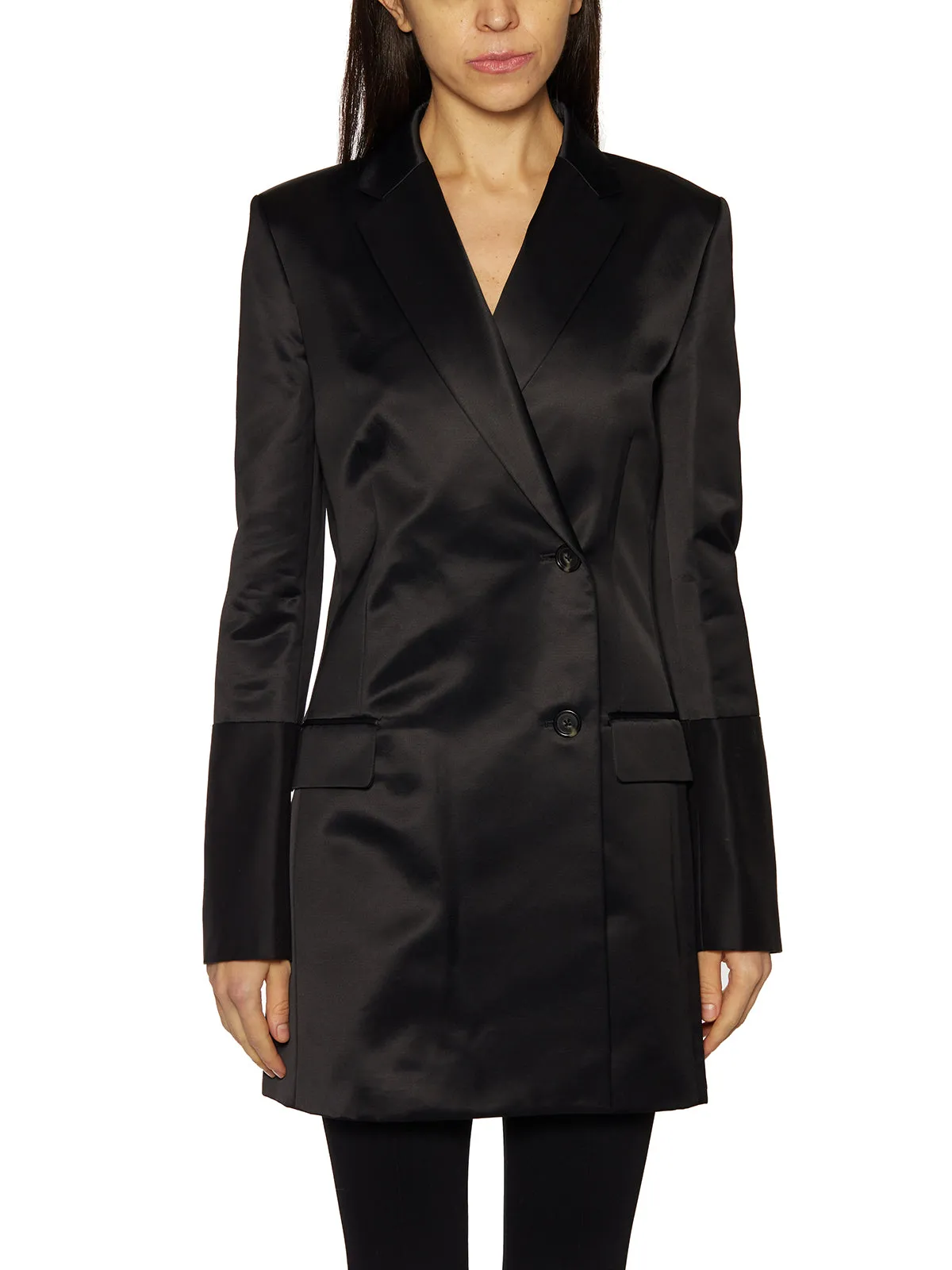 Helmut Lang Double Breasted Blazer Dress