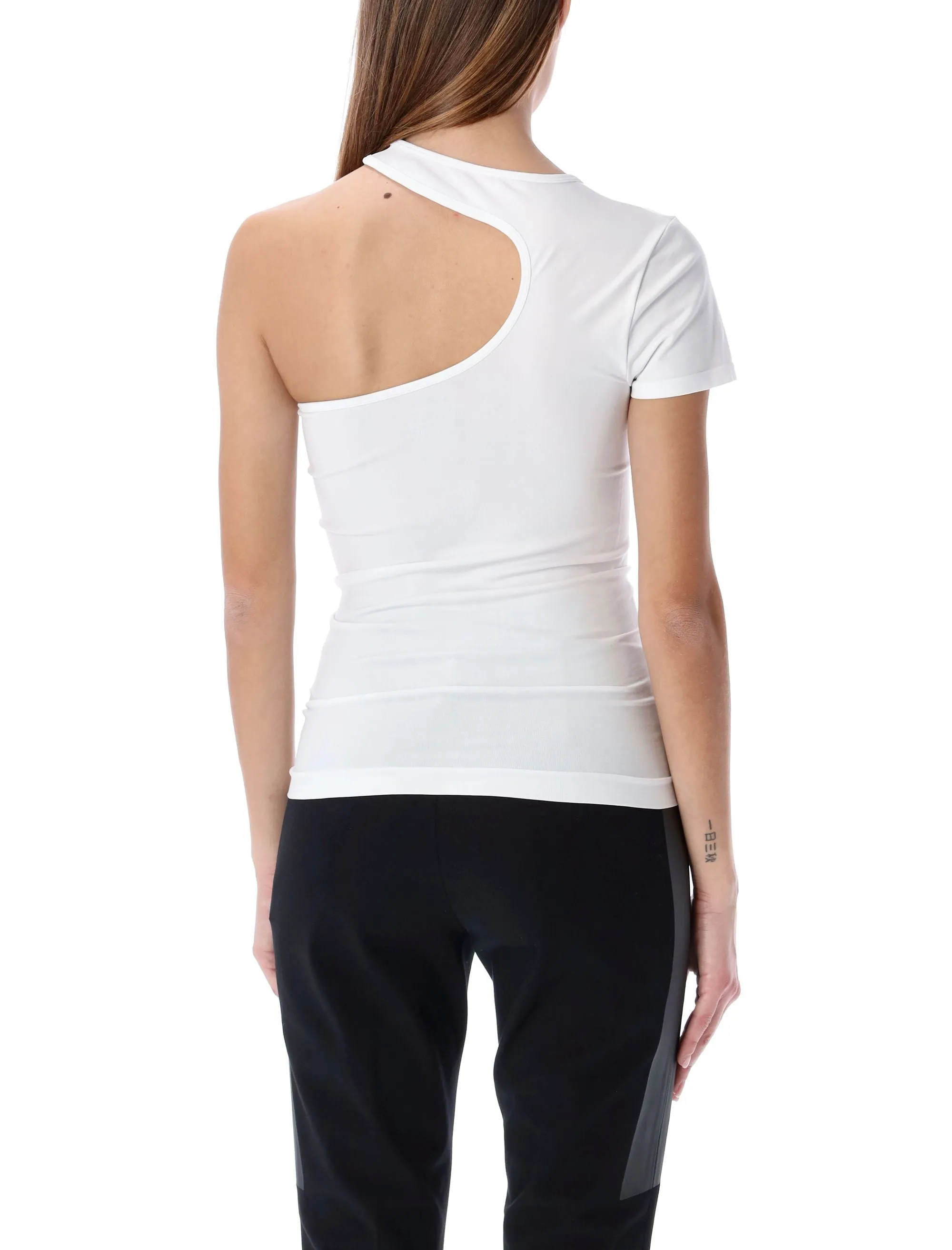 Helmut Lang One Shoulder Short-Sleeved Top